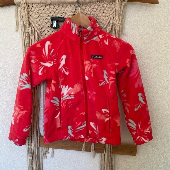 Columbia kids fleece jacket zip up size small 7–8 - Picture 1 of 4